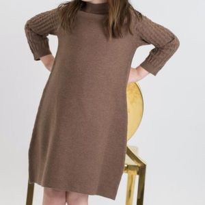 Brown Sweater Dress